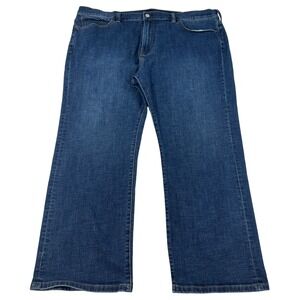 Lucky Brand 181 Relaxed Straight Leg Jeans Men's 44x30 Blue Medium Wash Denim